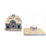 A07 Bunzlau Kersthuisje Waxinelichthouder 2973 Waxinelichthouder A07 Bunzlau Kersthuisje Waxinelichthouder 2973 Waxinelichthouder